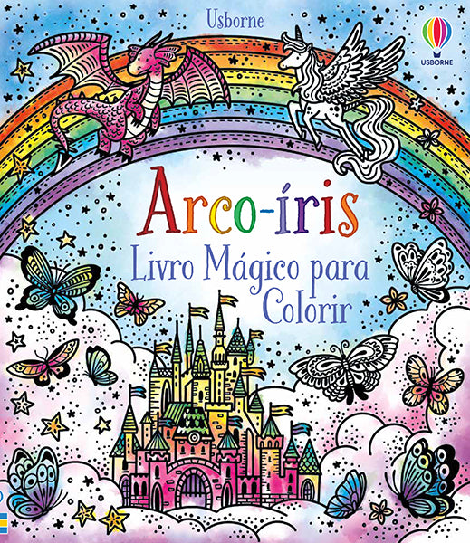 Arco-íris: Livro mágico para colorir
