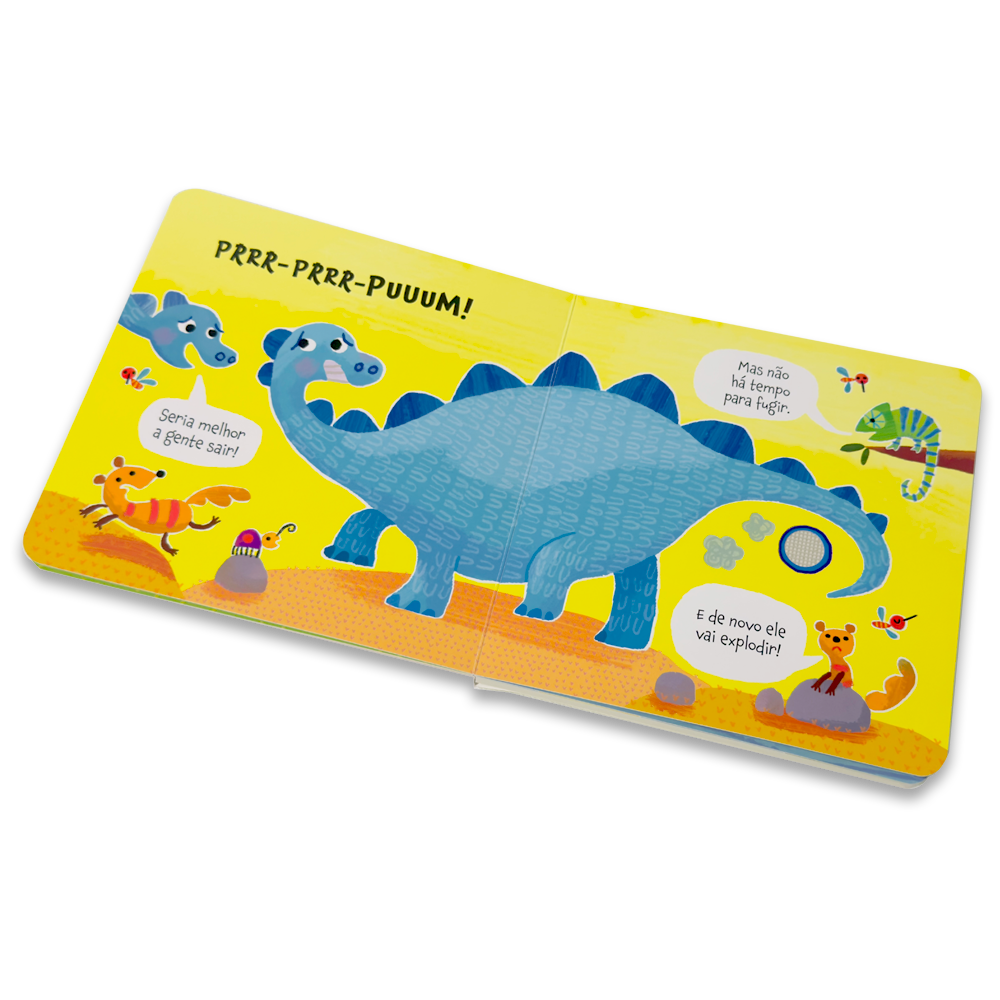 Isso foi um PUM, dinossauro?